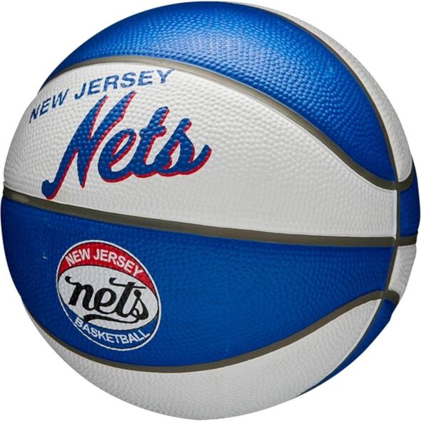 Wilson Wilson NBA Team Retro Brooklyn Nets Mini Ball WTB3200XBBRO Niebieskie 3 11753824 194979034507
