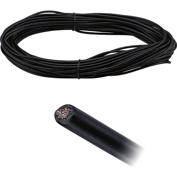 Paulmann System linkowy linka nap 20m Czarny 2,5mm2 izolowana 11757380 4000870945933
