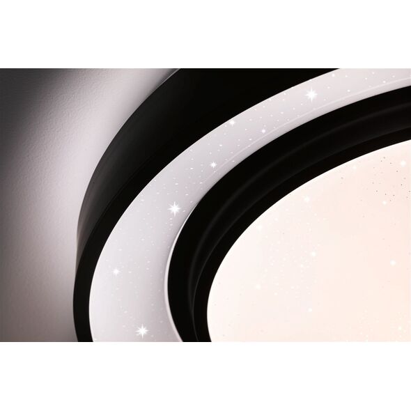 Lampa sufitowa Paulmann Panel Rainbow Dynamic 22W RGB Zmienna Biel Biały/czarny 11757553 4000870705445