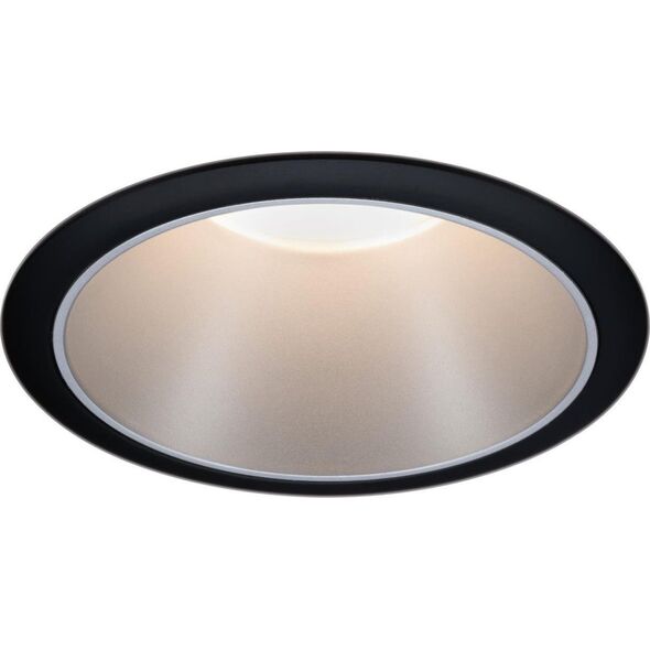 Paulmann Oprawa wbudowana Cole GU10 max. 10W czarny / srebrny mat 11757706 4000870933978