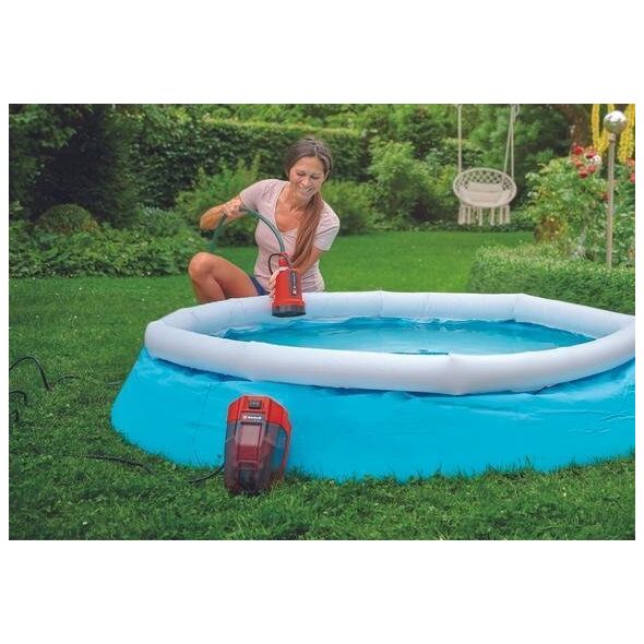 Einhell Einhell Cordless clear water pump GE-SP 18 LL Li - solo, submersible / pressure pump (red/black, without battery and charger) 11811435 4006825661415