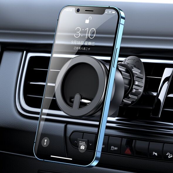 Joyroom Joyroom zestaw wielofunkcyjny magnetyczny uchwyt samochodowy ring podstawka do telefonu czarny (JR-ZS294) 11833772 6941237196644
