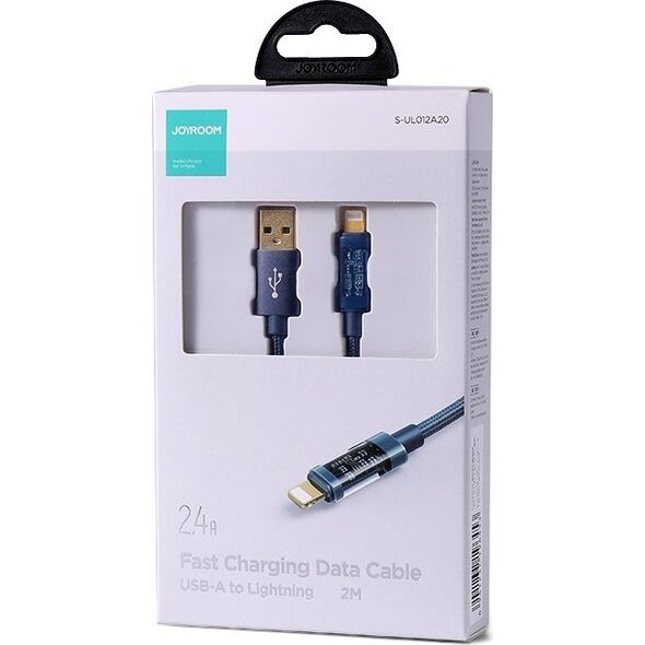 Kabel USB Joyroom USB-A - Lightning 2 m Niebieski (6941237196453) 11833784 6941237196453