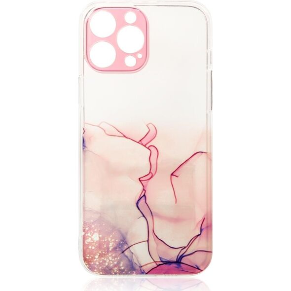 Hurtel Marble Case etui do iPhone 12 Pro Max żelowy pokrowiec marmur różowy 11833862 5907769311390