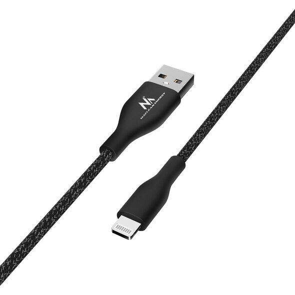 Kabel USB Maclean USB-A - Lightning 1 m Czarny (MCE845B) 11833928 5902211126119