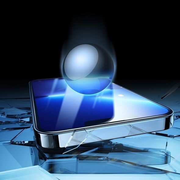 Joyroom Joyroom Knight 2,5D TG szkło hartowane do iPhone 14 Plus na cały ekran z ramką przezroczysty (JR-H03) 11834553 6956116717049