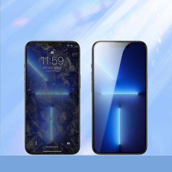 Joyroom Joyroom Knight 2,5D TG szkło hartowane do iPhone 14 Plus na cały ekran z ramką przezroczysty (JR-H03) 11834553 6956116717049