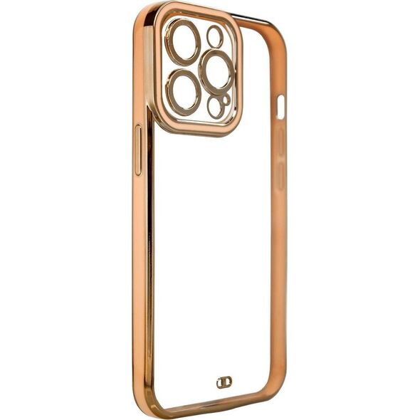 Hurtel Fashion Case etui do Xiaomi Redmi Note 11 Pro żelowy pokrowiec ze złotą ramką złoty 11835283 9145576252543