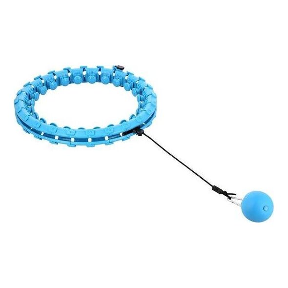 HMS Hula hop z wypustkami i obciążnikiem HHW01 niebieskie 11862241 5907695511925