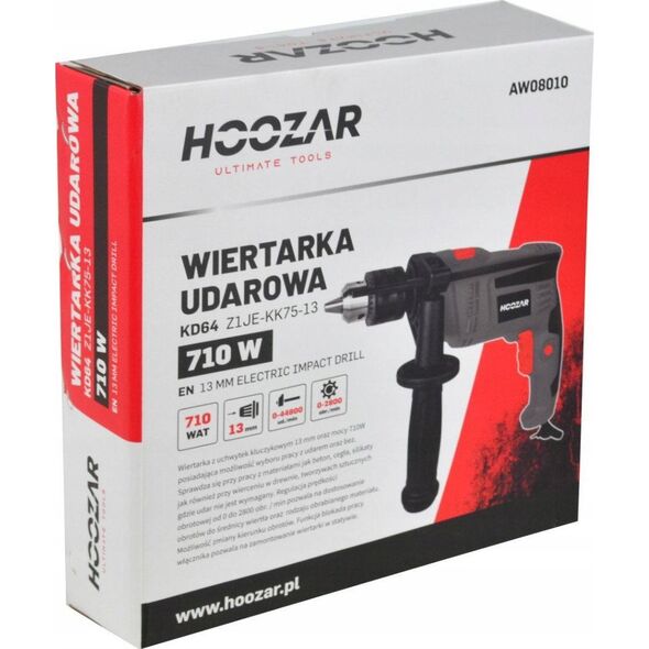 Wiertarka Hoozar HOOZAR WIERTARKA UDAROWA 700W 11865034 5903678611163
