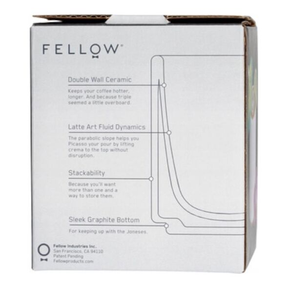 Fellow Fellow Monty Cortado - Kubek czarny 130 ml 11865165 852212007397