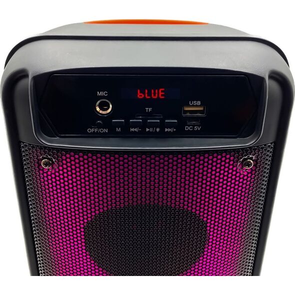 Głośnik Media-Tech FLAMEBOX UP - Głośnik Bluetooth 5.0 z radiem FM i odtwarzaczem MP3, 600W PMPO, iluminacja typu FLAME 11865199 5906453131771