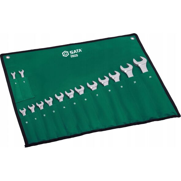 SATA SATA KLUCZE PŁASKO-OCZKOWE 14szt. SASZETKA 11865976 7891645087715