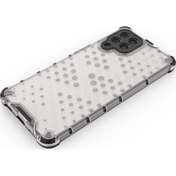 Hurtel Honeycomb etui pancerny pokrowiec z żelową ramką Samsung Galaxy M53 5G czarny 11866022 9145576257197