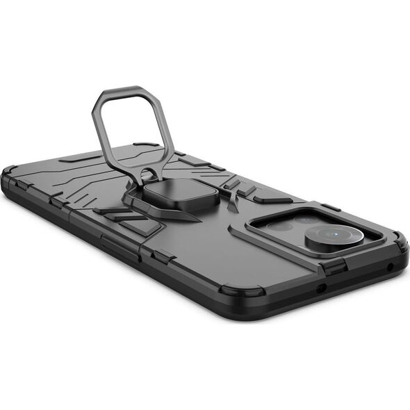 Hurtel Ring Armor pancerne hybrydowe etui pokrowiec + magnetyczny uchwyt OnePlus Ace czarny 11872968 9145576257067