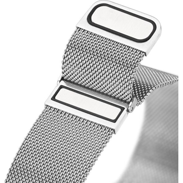 Dux Ducis Dux Ducis Magnetic Strap pasek do Samsung Galaxy Watch / Huawei Watch / Honor Watch / Xiaomi Watch (22mm band) magnetyczna opaska srebrny (Milanese Version) 11873260 6934913036327