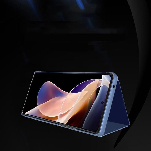 Hurtel Clear View Case futerał etui z klapką Huawei nova 8i czarny 11873517 9145576257562