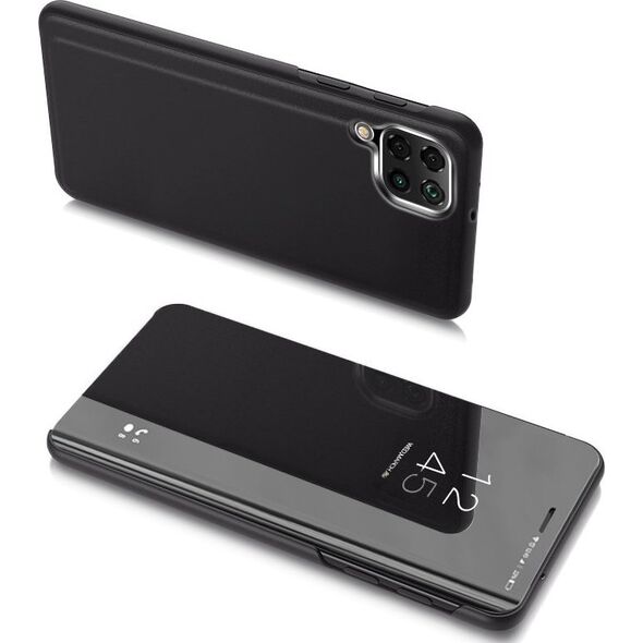 Hurtel Clear View Case futerał etui z klapką Samsung Galaxy M53 5G czarny 11873524 9145576257586
