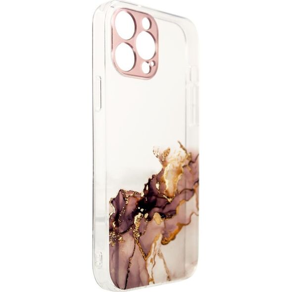 Hurtel Marble Case etui do Samsung Galaxy A12 5G żelowy pokrowiec marmur brązowy 11873576 9145576251706