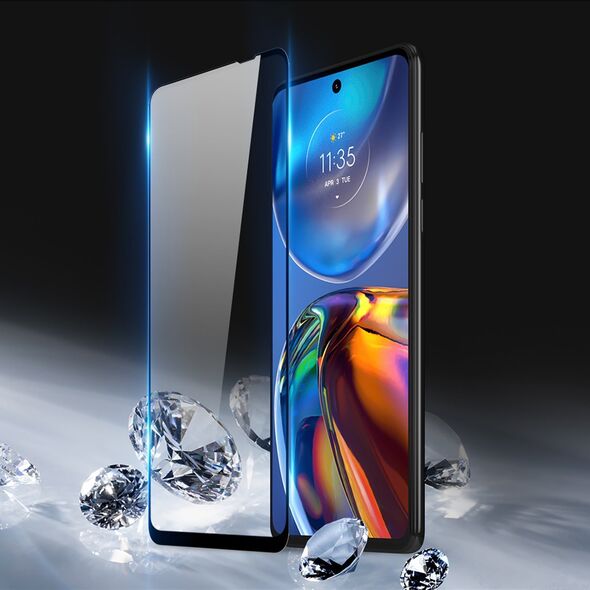 Dux Ducis Dux Ducis 10D Tempered Glass wytrzymałe szkło hartowane 9H na cały ekran z ramką Motorola Moto E32 czarny (case friendly) 11873649 6934913039786