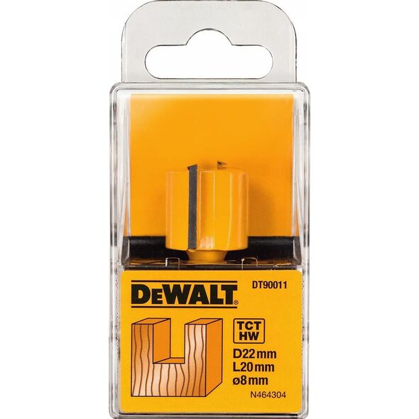 Dewalt Frez prosty 22mm,uch.8mm,dł.r.20mm,dł.c.52mm 11889324 5035048538586