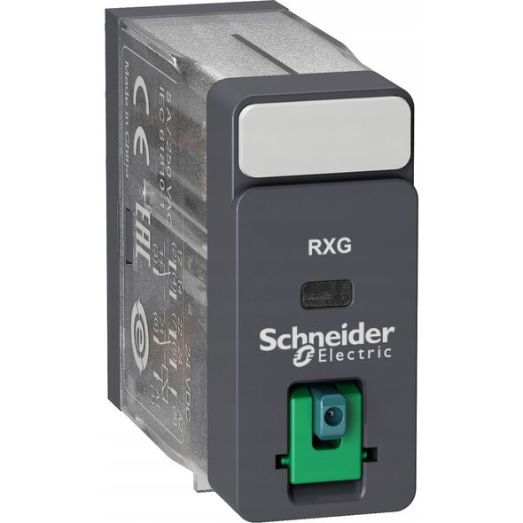 Schneider Przekaźnik interfejsowy z przyciskiem test 24VDC 5A 2c/o RXG21BD 11889469 3606480689062