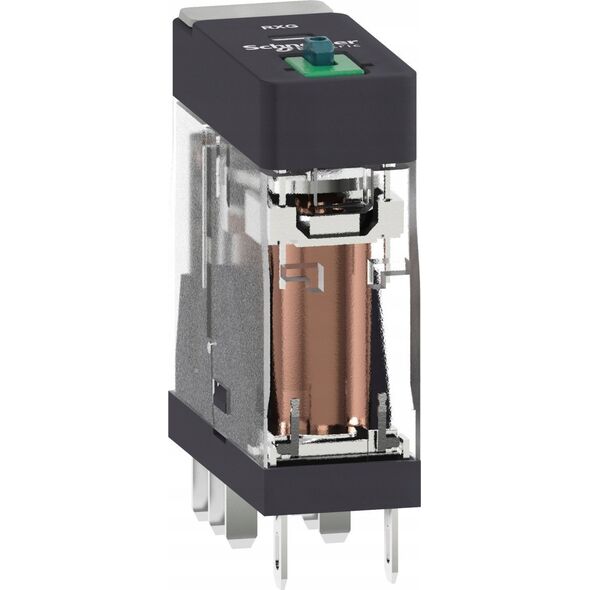Schneider Przekaźnik interfejsowy z przyciskiem test 24VDC 5A 2c/o RXG21BD 11889469 3606480689062