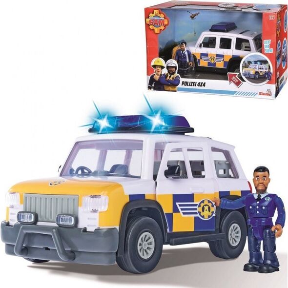 Simba Lumarko Strażak Sam Jeep Policyjny Figurka Malcolma! 11891684 4006592081980