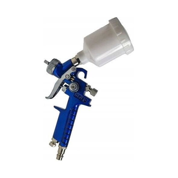 Silver PISTOLET LAKIERNICZY Z GÓRNYM ZBIORNIKIEM HVLP G-2 SILVER 11892789 5907589364125