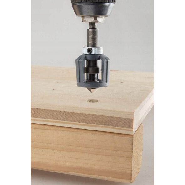 Wolfcraft Uchwyt końcówek z regulowanym ogranicznikiem głębokości. Wolfcraft 11901183 4006885153905