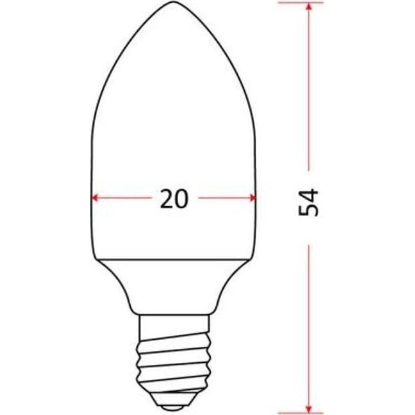 Rum-Lux ŻARÓWKA TRADYCYJNA E14 10W 230V DO LAPKI NOCNEJ 11916366 5905003002318