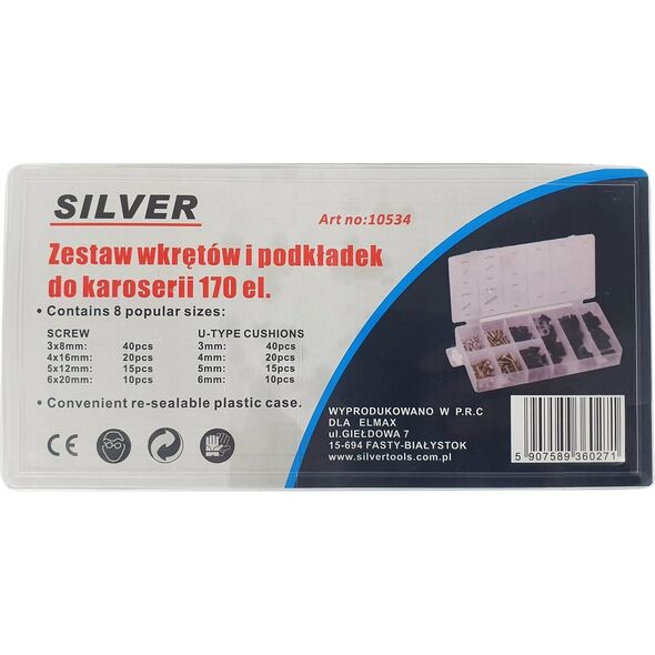Silver PODKŁADKI DO KAROSERII 170el. /SILVER 11922325 5907589360271