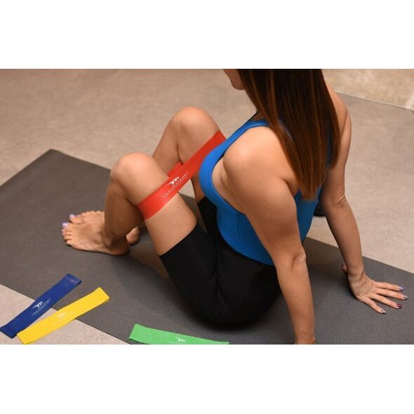 YakimaSport Guma fitness - zestaw 20 gum CZERWONE średni opór 11931484 5903137554727