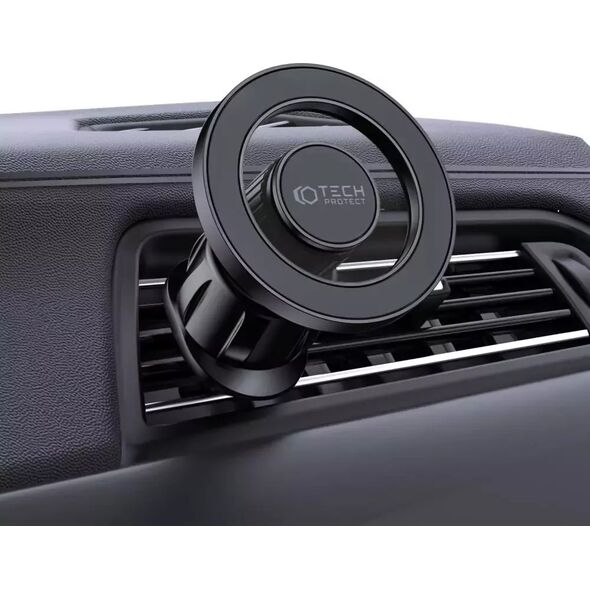 4kom.pl Uchwyt samochodowy N51 magnetyczny MagSafe do kratki Car Mount Black 11951130 9589046925801