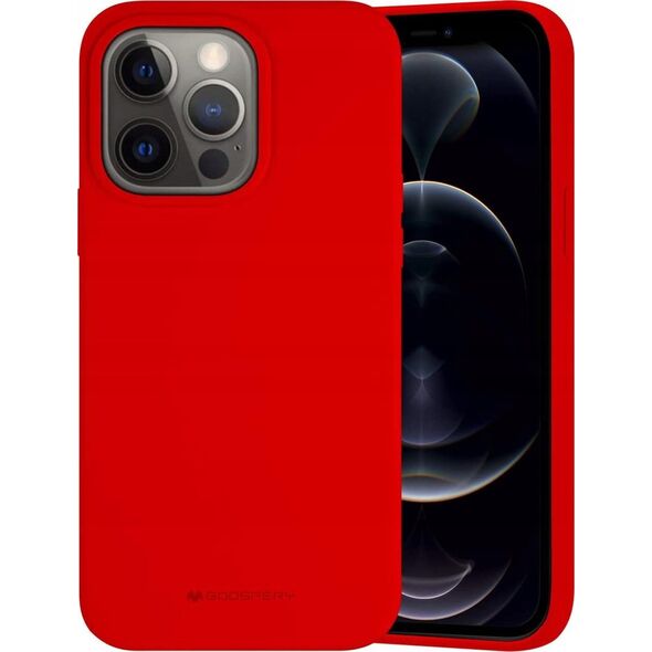 Goospery Etui Mercury Goospery Silicone do iPhone 14 Pro czerwony 11965103 8809887823182