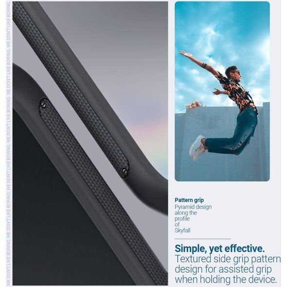 Spigen Etui Spigen Caseology Skyfall do iPhone 14 Plus 6,7" Czarny/Matter Black ACS04924 11987164 810083831565