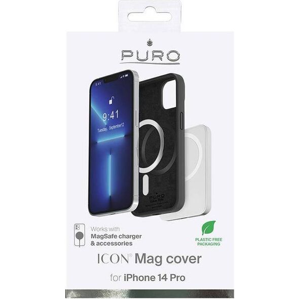 Puro Etui Puro ICON MAG do iPhone 14 Pro 6,1" MagSafe czarny/black 11987328 8033830312663