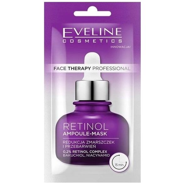 Eveline Eveline Face Therapy Professional Maska-ampułka Retinol 8ml 12015829 5903416047469