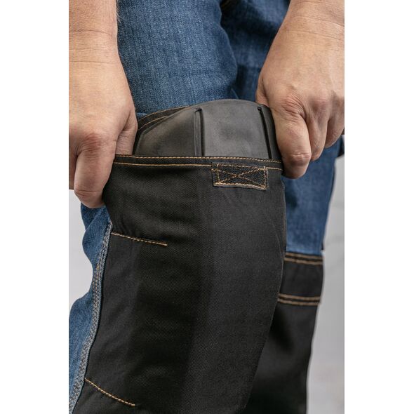 Högert Technik EMS spodnie ochronne jeans niebieskie 2XL (56) 12101790 5902801203183