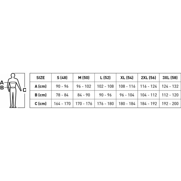 Högert Technik EMS spodnie ochronne jeans niebieskie 2XL (56) 12101790 5902801203183