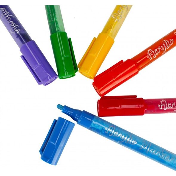 Starpak MARKER AKRYL 6KOL OKR STK WB 12/72 12120566 5904335863192