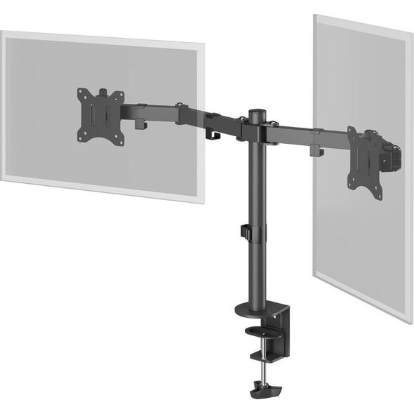 Goobay Uchwyt biurkowy na 2 monitory 17" - 32" Flex (58529) 12136281 4040849585296