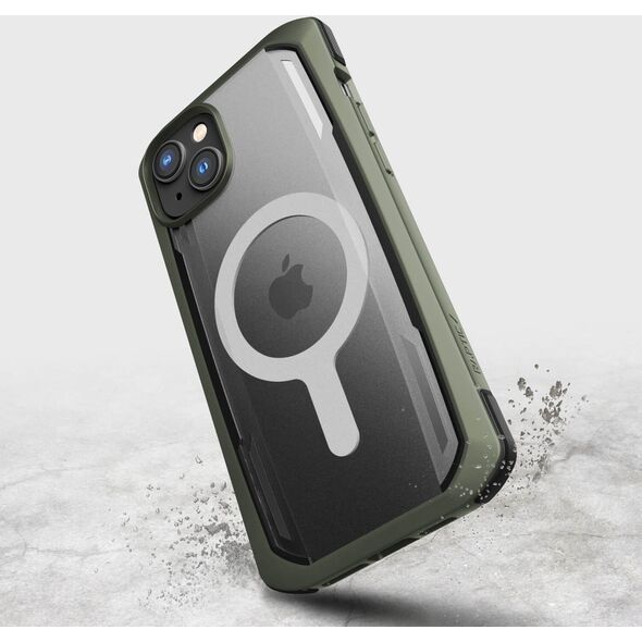 Raptic Secure Case etui iPhone 14 Plus z MagSafe pancerny pokrowiec zielony 12176233 6950941493529