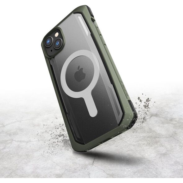 Raptic Secure Case etui iPhone 14 Plus z MagSafe pancerny pokrowiec zielony 12176233 6950941493529