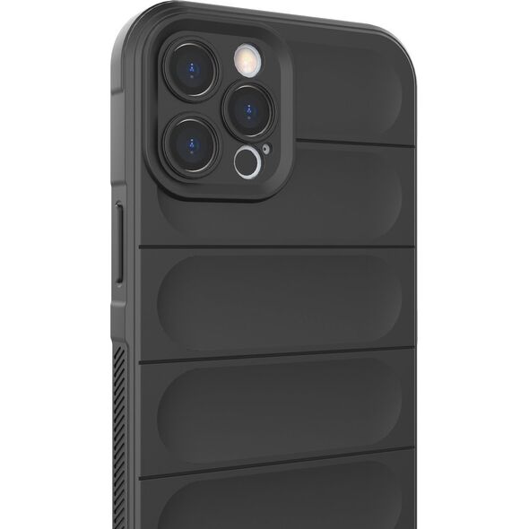 Hurtel Magic Shield Case etui do iPhone 12 Pro Max elastyczny pancerny pokrowiec ciemnoniebieski 12176437 9145576258477