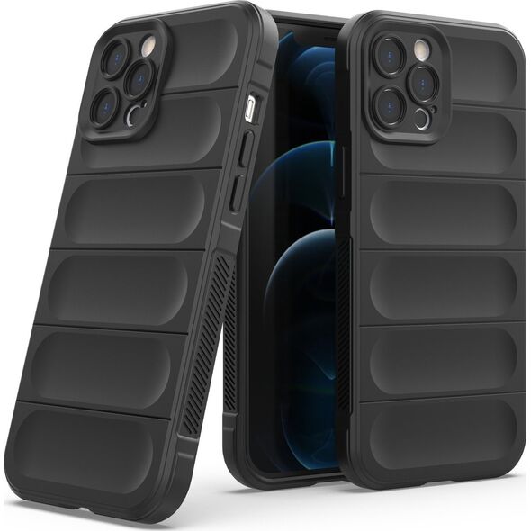 Hurtel Magic Shield Case etui do iPhone 12 Pro Max elastyczny pancerny pokrowiec ciemnoniebieski 12176437 9145576258477