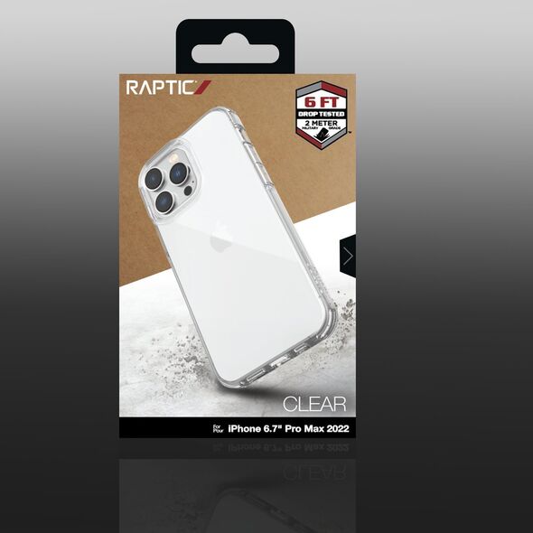 Raptic Clear Case etui iPhone 14 Pro Max pancerny pokrowiec przezroczysty 12178544 6950941495608