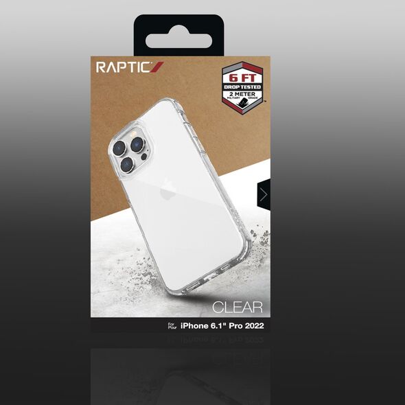 Raptic Clear Case etui iPhone 14 Pro pancerny pokrowiec przezroczysty 12178545 6950941495561