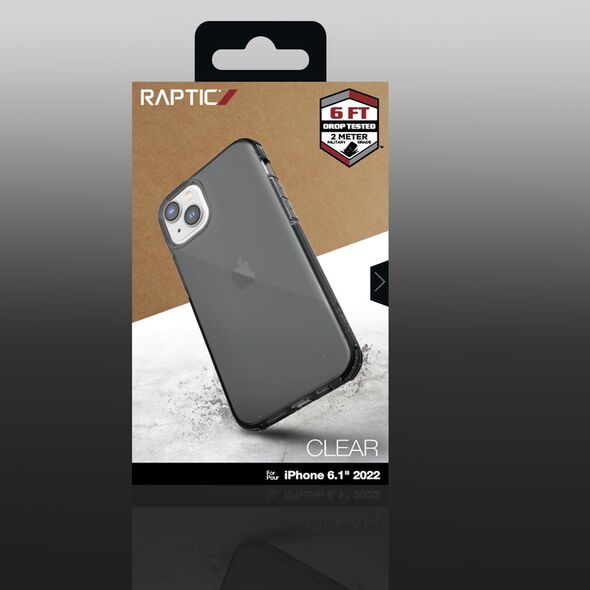 Raptic Clear Case etui iPhone 14 pancerny pokrowiec szary 12178547 6950941495554