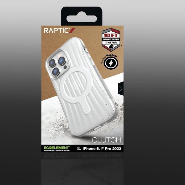 Raptic Clutch Built Case etui iPhone 14 Pro z MagSafe pokrowiec plecki przezroczysty 12178558 6950941493239